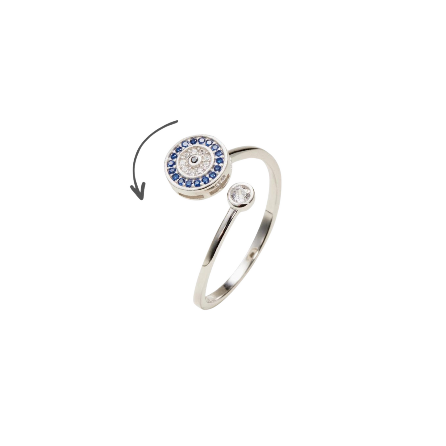 Zeia spinning Ring - Sterling Silver 925 (Justerbar)